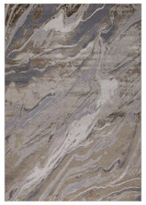 Luxury Premium Aurora Lava Metallic Beige Rug VE15 – Modern Abstract Rug for Living Room & Bedroom